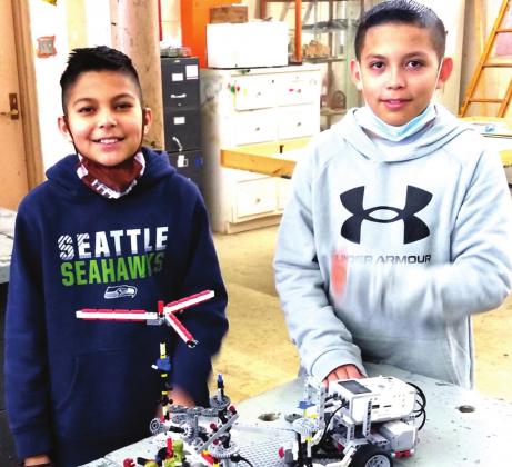 DMS Robotics – TCEA Robotics Regional Contest – 1st place – Baylor Navarro and Luis Curez.