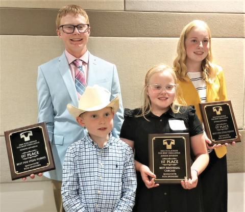 The Wilhelms from Nazareth cleaned up at the Texas Cattle Feeders Association (TCFA)Junior Beef Fed Challenge held at West Texas A&amp;M University in Canyon. Pierce Wilhelm won Best Pen of Steers Champion, Senior Division, Best Individual Carcass, Senior Division; and Kennedy Wilhelm won Best Pen of Steers Champion, Junior Division, Best individual Carcass Junior Division.