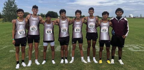 The Hereford Cross Country varsity teams both traveled to Stillwater, Okla., Saturday to compete. The boys team finished in sixth place while the girls finished in eighth place. The teams are both in a Lubbock meet Saturday.