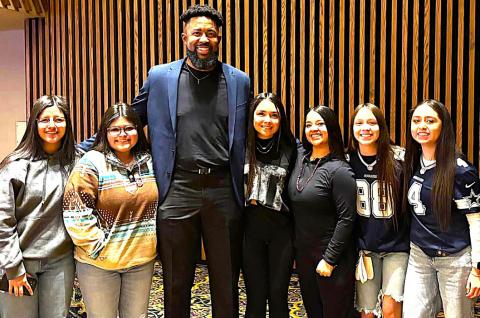 Dimmitt High School freshman and/sophomore health science students attended the Free Academic Advantage Event hosted by Amarillo Oral &amp; Maxillofacial Surgery. Students listened to a panel of medical and academic professionals, explored volunteer organizations and colleges, and had the opportunity to meet professional basketball player Michael Cobbins.