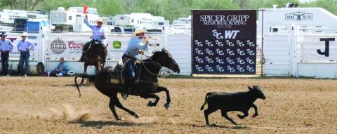 The Spicer Gripp Memorial Roping is one of the biggest annual events in Hereford and in the Texas Panhandle. (BRAND photo)