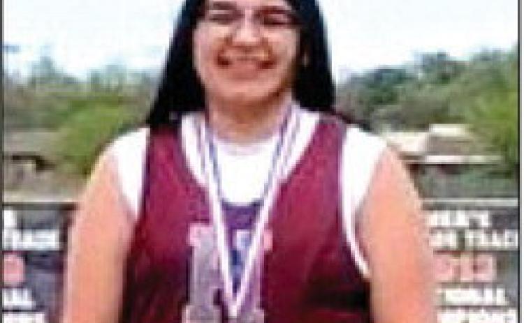 Hart Girls Track State Qualifier – Mia Lopez, Shot Put, 2nd place.