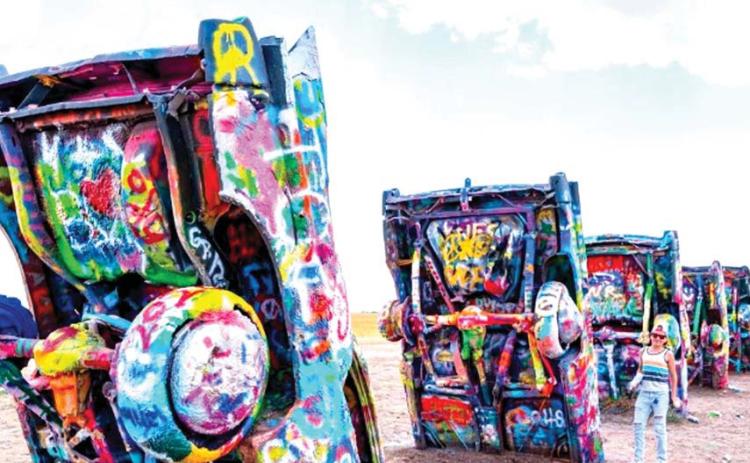 Cadillac Ranch outside Amarillo.