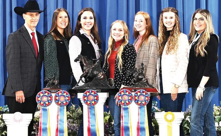 WTAMU horse judging team won the reining national championship in Oklahoma.