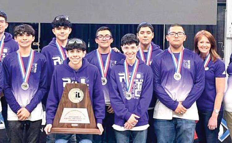 Dimmitt Robotics competed at the State UIL Robotics competition, making it to the finals and were the runner-up team for the state championship in the 1A-4A division.