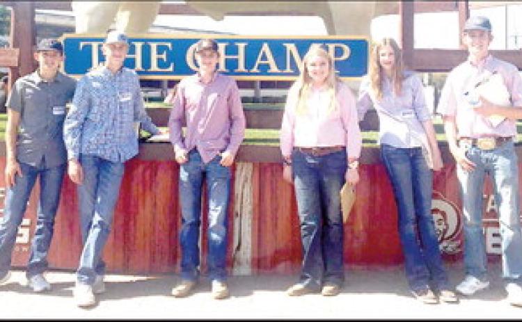 Nazareth Livestock Judging Team at the Heart O’ Texas Fair &amp; Rodeo in Waco. Livestock judging results – The Naz team placed 14th out of 106 teams. Daniel Schacher, 21st overall, Jack Welps, Tanner Wethington, Alishia Osterkamp, Emily Durbin and Jett Ramaekers. The team was set to compete at the Texas State Fair this week.