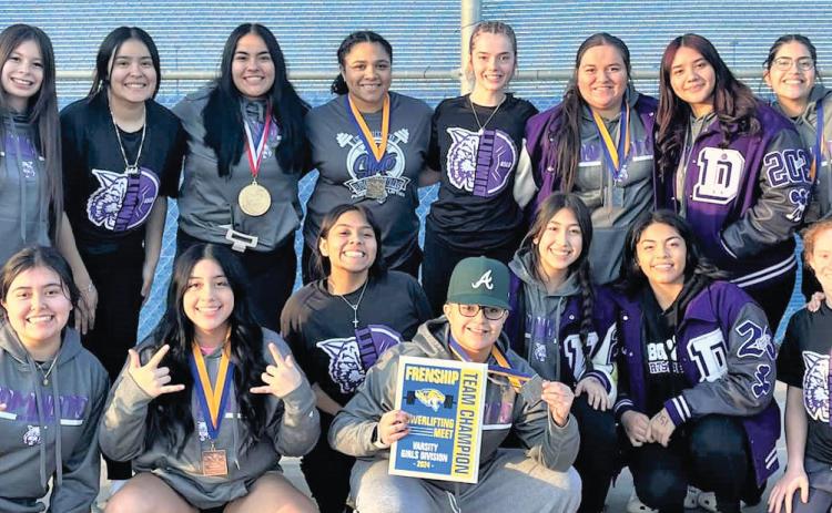 The Dimmitt Bobbies competed at the Frenship Tiger Invitational Powerlifting Meet This past weekend and placed first overall.