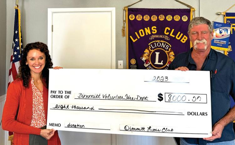 Lions Club boosts DVFD