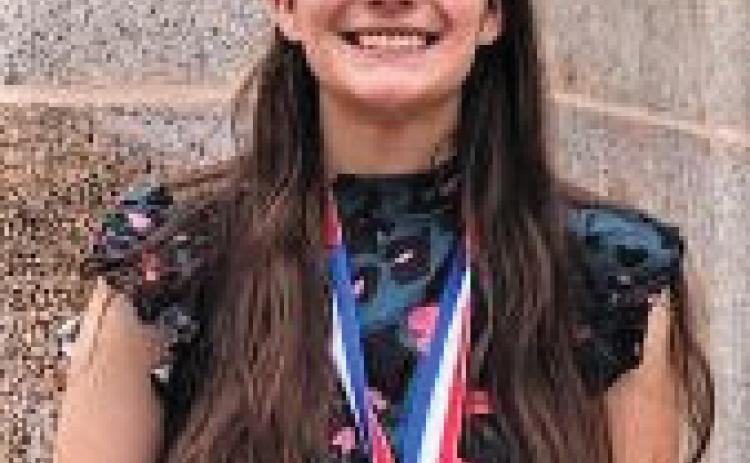 Nazareth UIL journalism state competitors had a good day, with the team earning second in the state. Madison Brockman placed 5th in copy editing and 3rd in feature writing and Gracie White placed 1st in headlines and Tops in Texas.
