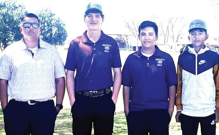 The Dimmitt HS boys golf team competed at the District tourney placing fifth. Members of the team include Aaden Oviedo, Oscar Ramirez, Jack Lundsford, Lucan Navarro, Uriel Prieto and Coach Luis Nino.