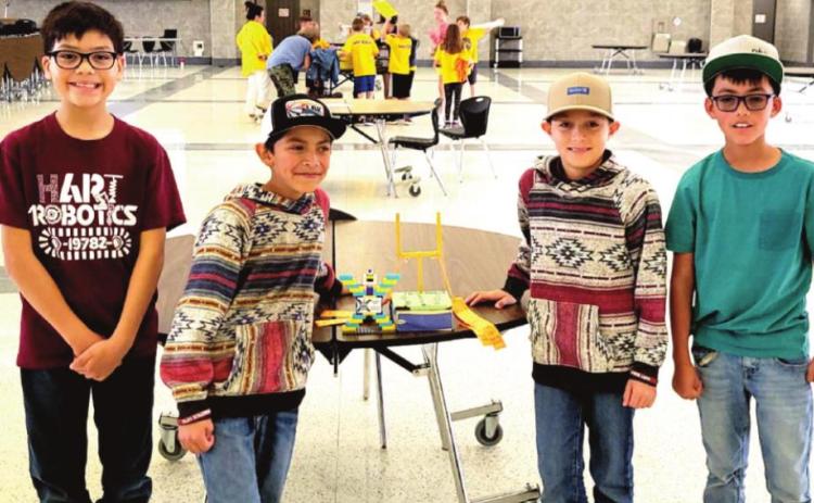 Robotics GEAR competition - Dael Longoria, Jeremiah Cedillo, Avram Morales and Eli Gonzalez