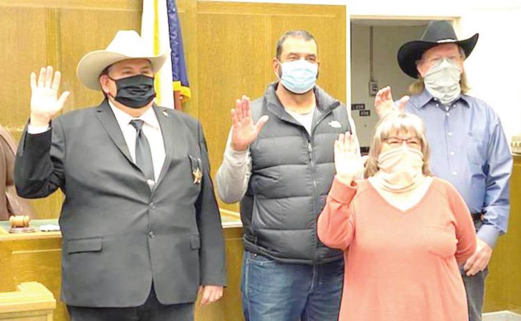 Swearing in the Officials