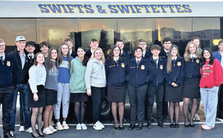 Nazareth FFA students competed at the District LDE contest in Abernathy and advanced 19 students to the Area meet.