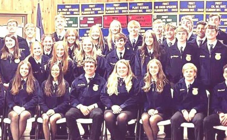 The Nazareth FFA Chapter held its banquet on May 10