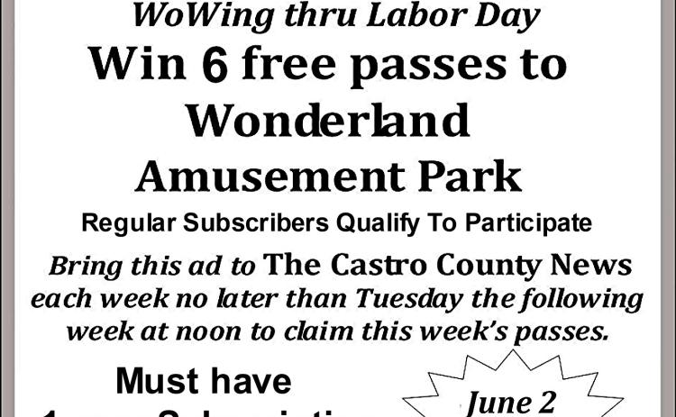 Wonderland Amusement Park Free Pass Promo