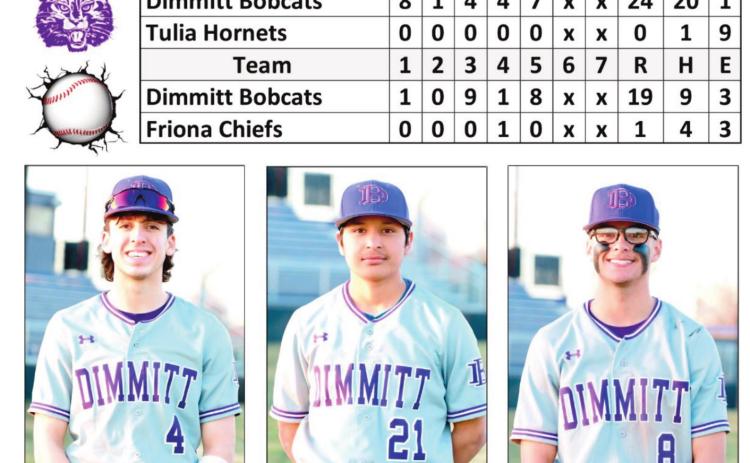 Bobcats crush Tulia, Friona