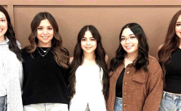DHS Homecoming Queen candidates included Braylynn Chavira, Caylee Carrasco, Frida Madrigal, Lauren Medeles and Ximena Terrazas.