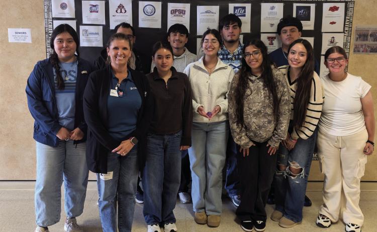 Dimmitt High School Seniors Met with Representative from Texas State Technical College