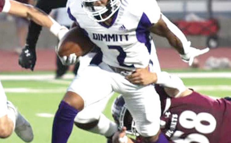 Bobcats Tony Salazar had another tough game, picking up another 174 yards. (Dimmitt Sports Media photo)