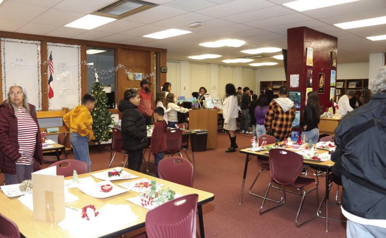 The community enjoyed the Tulia Junior High Art Show