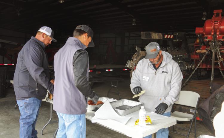 Mid-Plains celebrated National Coop Month with a sausage wrap luncheon