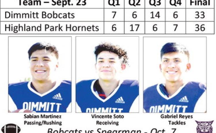 Bobcats fall to Hornets, 36-33