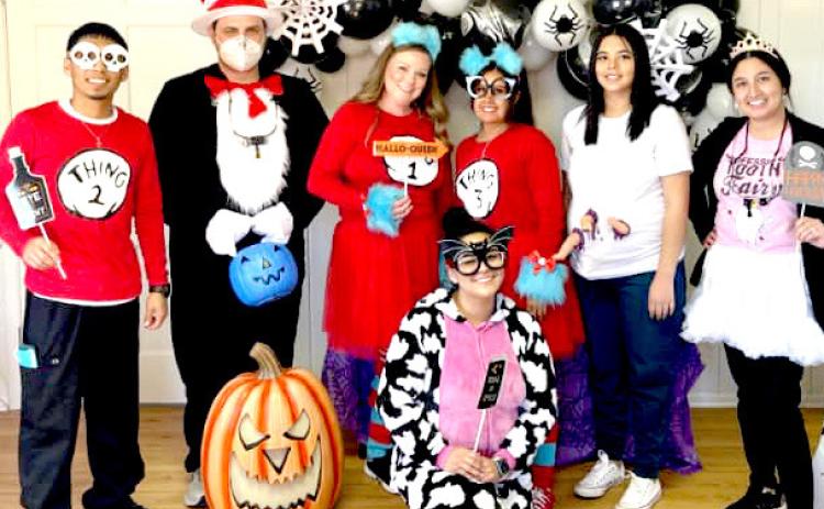 Dimmitt Dental got into the Halloween spirit on Tuesday, with Dr. Jacob Woods and his whole staff decking out in costumes and offering up spooky cupcakes for treats.