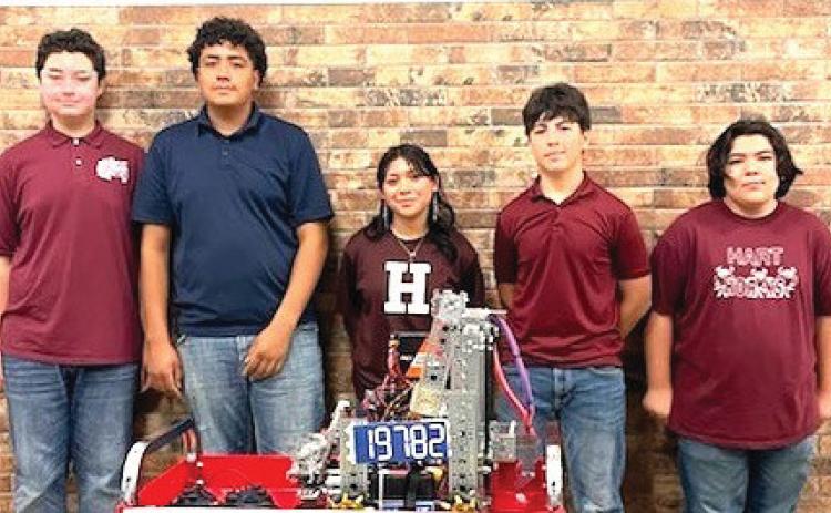 Hart Robotics #19782, Rito Rodriguez, Bryan DelaRee, America Flores, Liam Marin and Max Phillips.