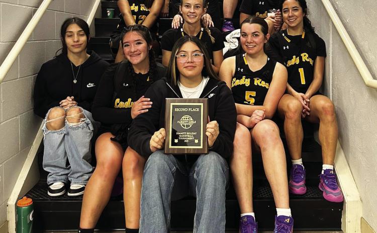 Lady Roos took 2nd Place in the Dimmitt Holiday Tournament!