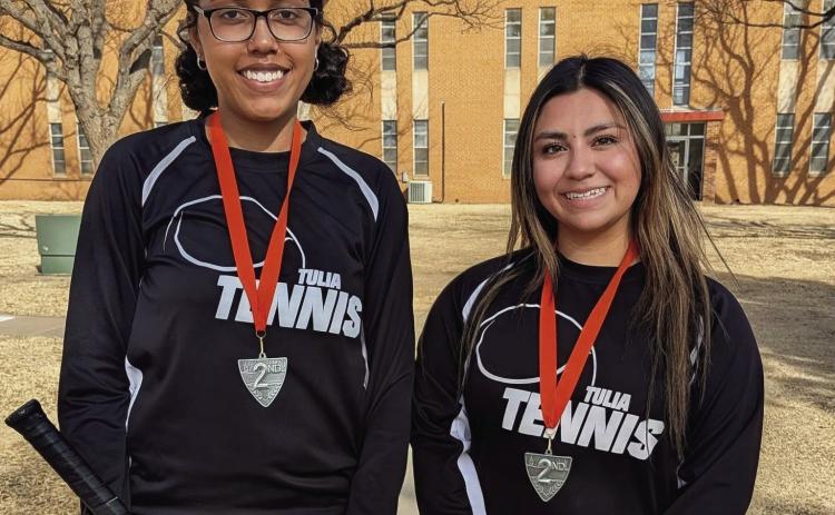 Jahlizza Brown and Anayeli Barajas - 2nd in Girls Doubles