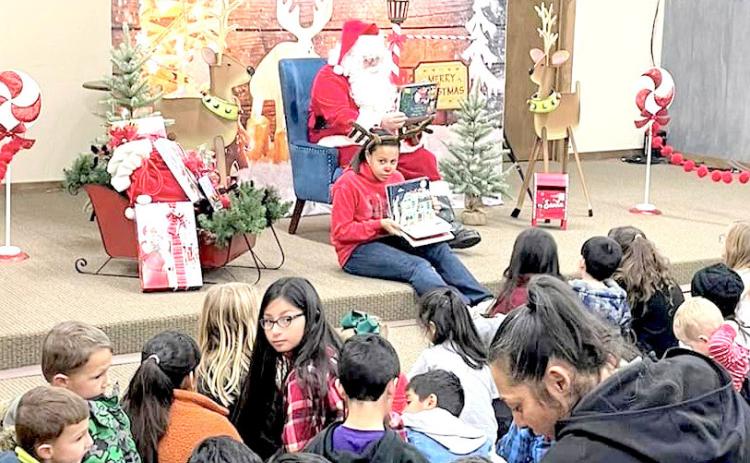 West Texas Coffee hosted fun for the area children with Santa Claus as a part of the Chamber of Commerce Parade of Lights last Thursday.