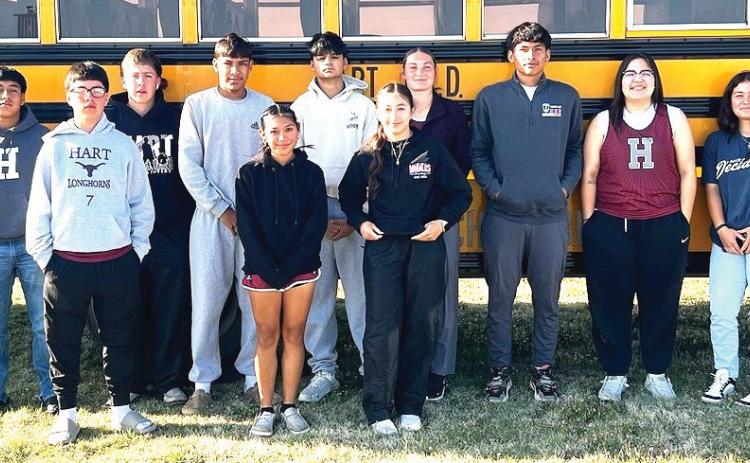 The Hart High School Track Team competed at the Area Track Meet on Thursday in Vega.