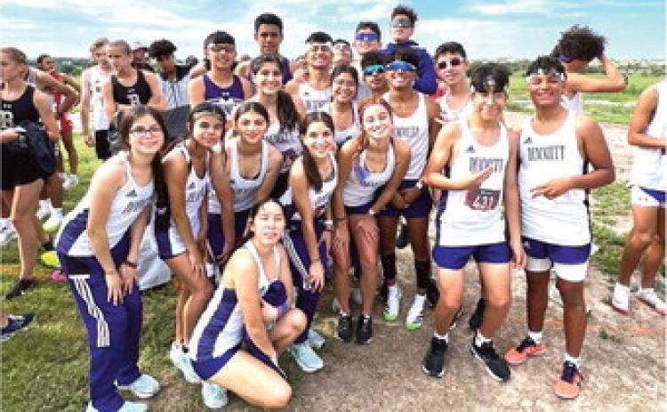 Dimmitt High School and Middle School cross country athletes