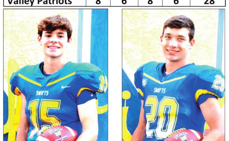 Swifts edge out Patriots, 30-28