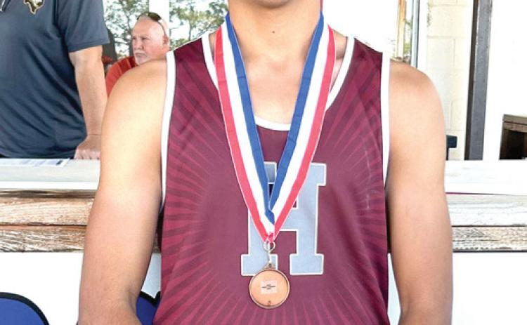 Hart High School runner Aiden Cisneros competed at the District 4-1A cross country meet and placed fourth, advancing him to the Regional meet scheduled for Oct. 23-23.