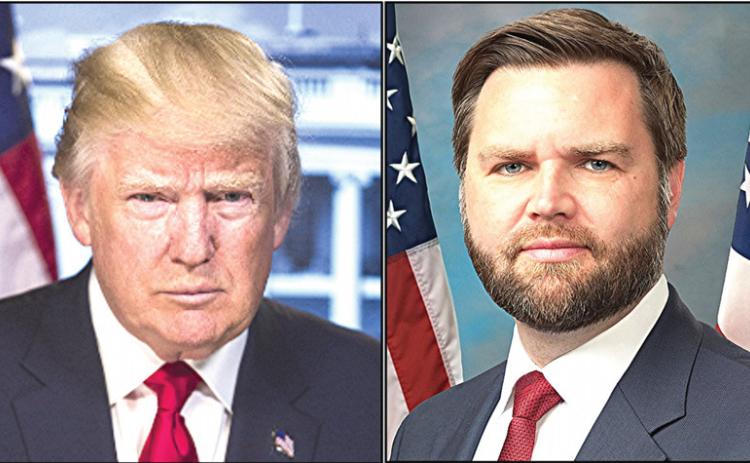 Donald Trump was joined bySen. JD Vance of Ohio at the pair’s first event togetherin Michigan since becoming the GOPnominees at the Republican National Convention last Thursday.