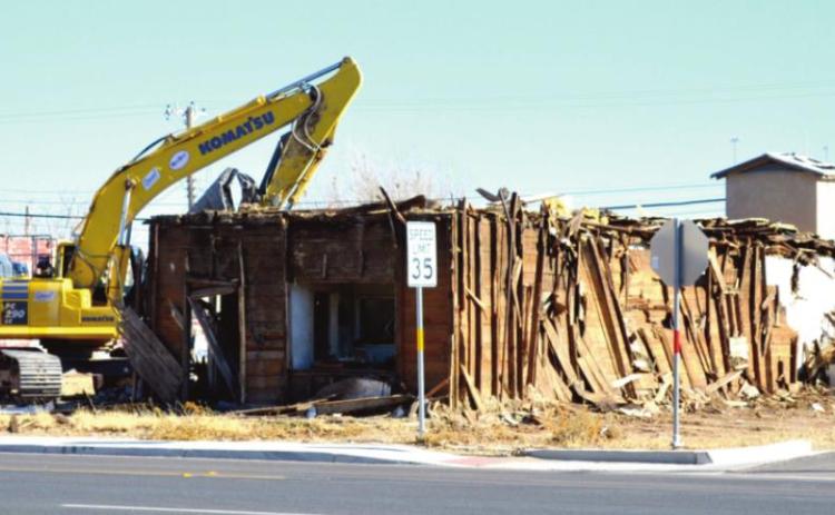 Demolition of old