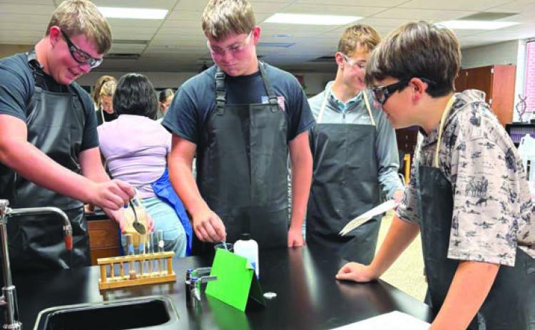 Ms. Bird’s Biology Class in Wheeler