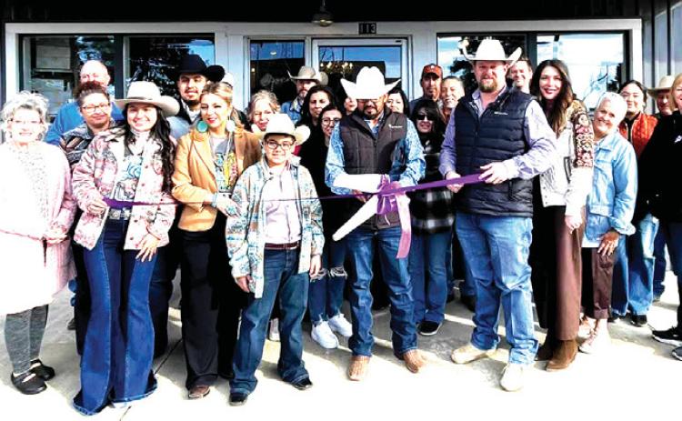 The Dimmitt Chamber of Commerce held a ribbon cutting for Blessed 5, a new children’s and women’s western apparel and accessories business owned by Pedro and Ceclia Quintana. The business is located at 113 E. Bedford in Dimmitt and is open Monday through Friday 10 a.m. to 5 p.m. and Saturday, 10 a.m. to 1 p.m.