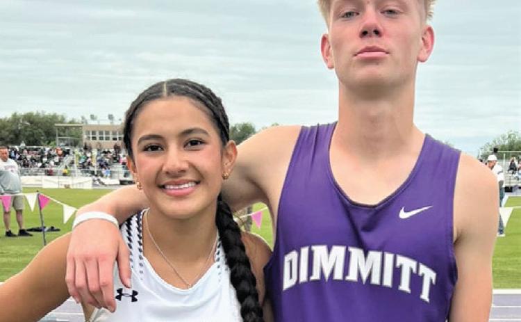 UIL 3A Region 1 – DHS Lily Rodriguez, ninth place in the 200-meter dash; and Daegan Robertson, 14th place in 300-meter hurdles with a time of 42.56.