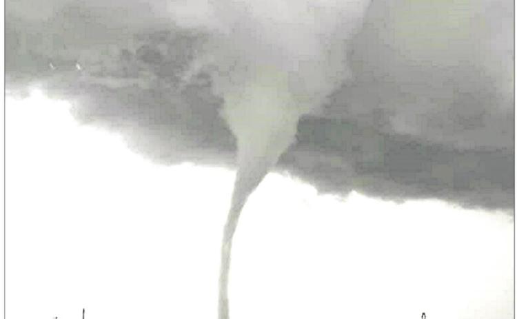 An intense cluster dangerous thunderstorms moved through the area Saturday Producing multiple tornadoes. Residents near Nazareth and Hart spotted a tornado that touched down outside two cities. Several people in the area captured video and photos of the of tornado, including Marty Hoetling, Chad Casey and some members of the Sheriff’s Office. No significant damage or injuries were reported. Dual tornadoes were spotted touching down near Canyon.