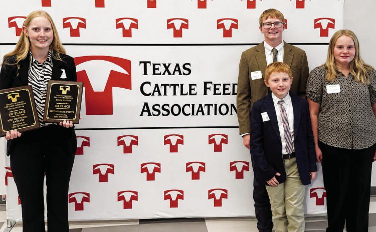 Four Nazareth FFA members competed in the TCFA commercial steer contest last week and their hard work over the summer months paid off. Junior Division Top Carcass Kennedy Wilhelm Top Pen - Kennedy Wilhelm . Senior Division Top Test Score (3 way tie) - Pierce Wilhelm 2nd Place Carcass - Pierce Wilhelm 2nd Place Pen - Pierce Wilhelm Top 6 (made it final interview) - Pierce Wilhelm