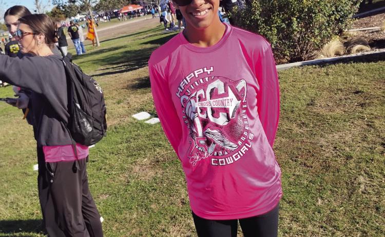 Happy Cross Country runner Kyla Slaughter came in 5th place at State with a time of 12:09.30.