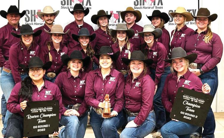 WTAMU ranch horse team won its first world championship.