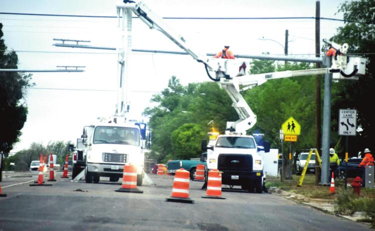 Dimmitt Fire Dept. installs red light