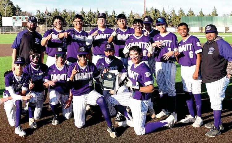 The Dimmitt Bobcats brought home championship from the Floydada Tournament this past weekend. Members of the team, varsity and travel team are Santiago Chaves, Daegan Robertson, Marcus Aquero, Isaiaha Sifuentes, Jed LaRue, Traiden Worsham, Samuel Gonzalez, Jaden Rodguez, Mario Lopez, Jorge Pena, Edwin Macias, Oscar Rodriguez, Ga’Quoire Chatham, Juan Amina and Jose Medina.