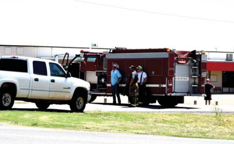 Car accident causes gas leak