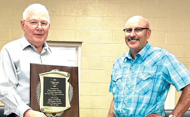 Malone honored by City Council