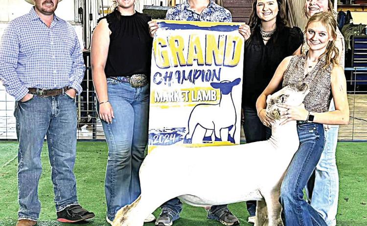 The Grand Champion at the 15th annual Naz Lamb Jackpot and Clinic was Braileigh Goe from Springlake FFA. There were 72 entries at the jackpot. The Reserve Champion at the 15th annual Naz Lamb Jackpot and Clinic was