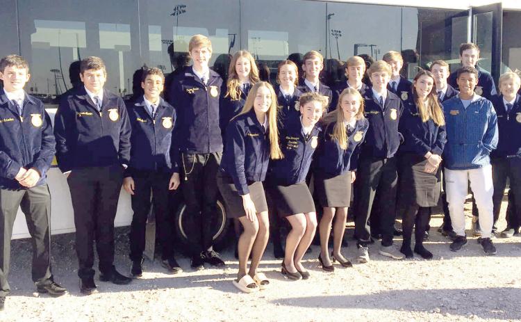 Naz FFA had 11 teams competing at the Area contest at the WTAMU Ag Center in Canyon.